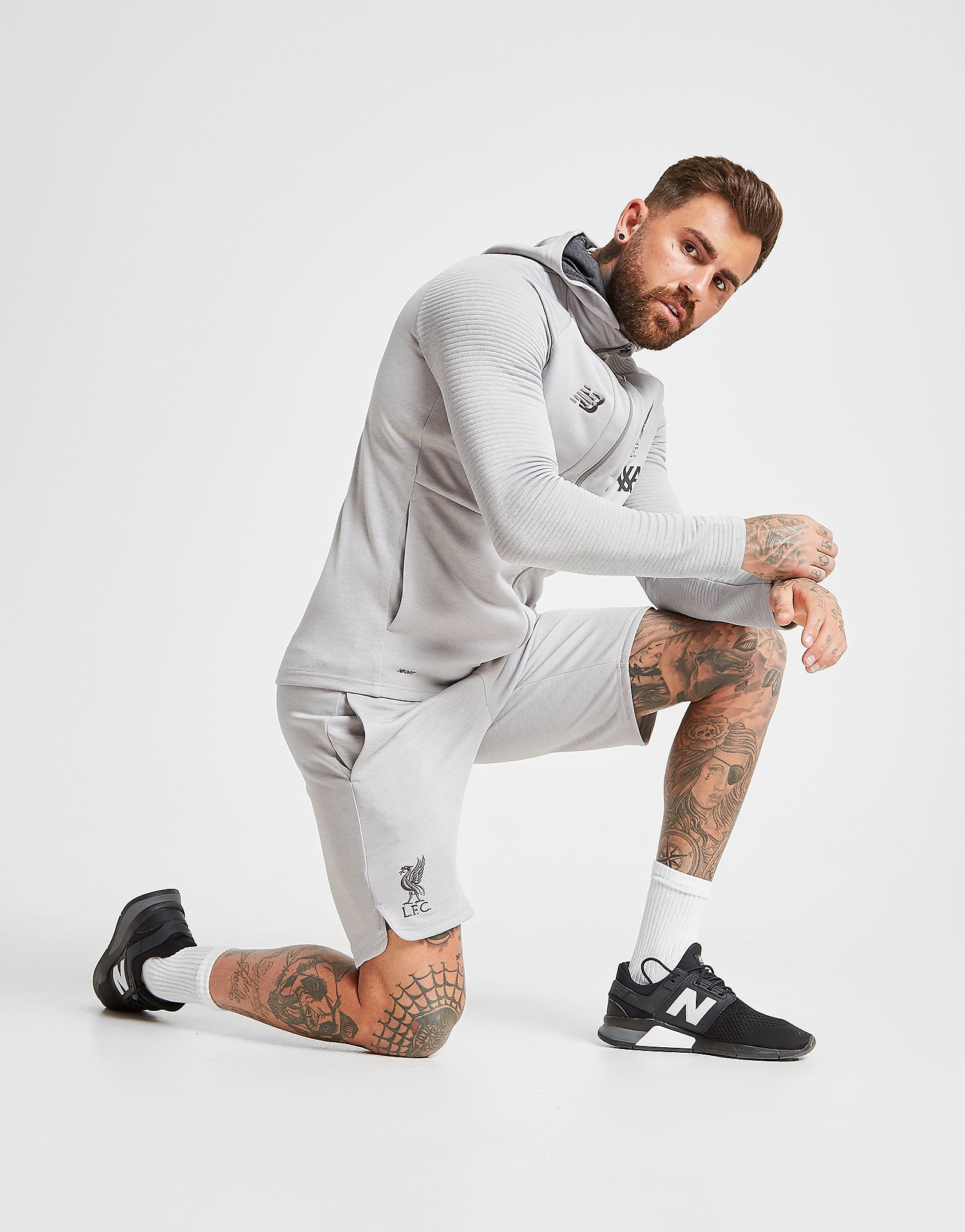 New Balance Liverpool Fc Travel Shorts Heren Grijs new balance kopen in de aanbieding