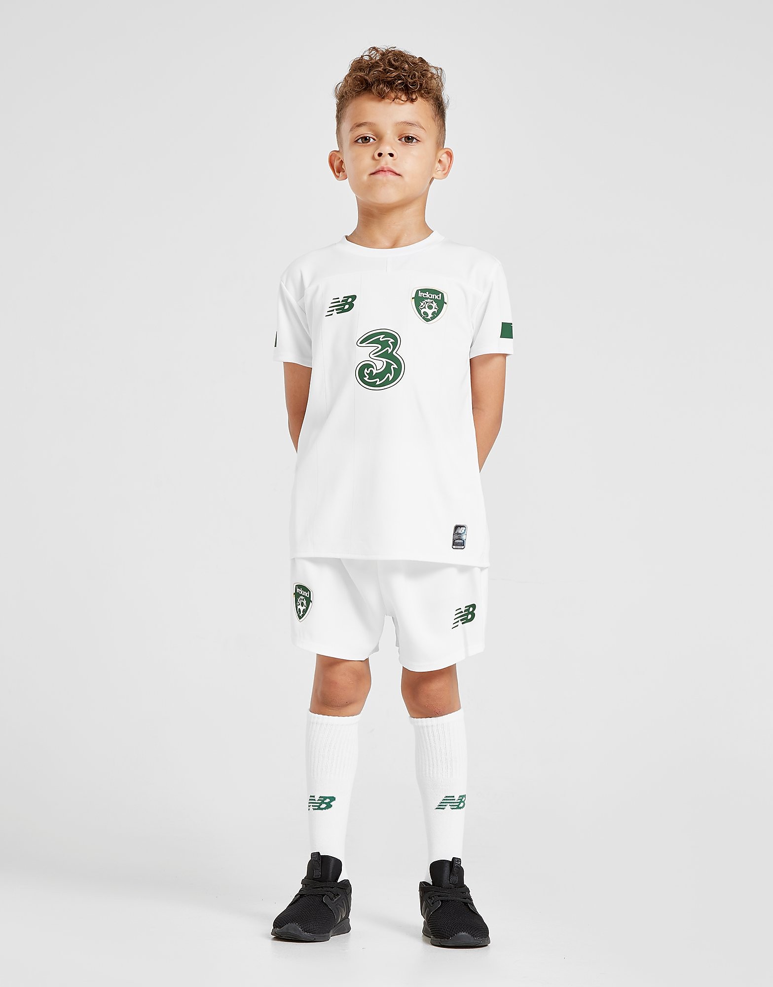 

New Balance Republic of Ireland 2019/20 Away Kit Children - White/Green - Kids, White/Green