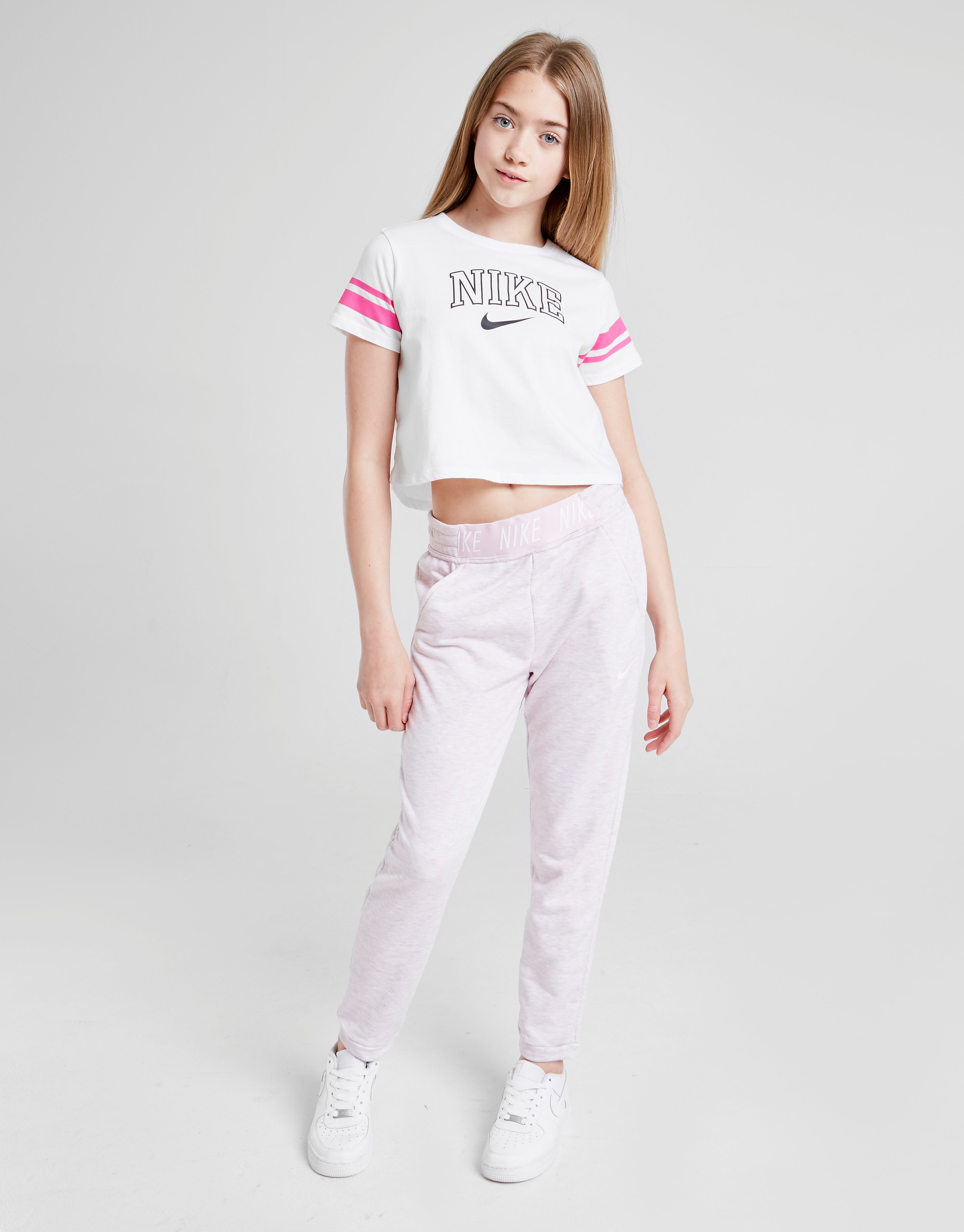Aanbieding Nike Girls Studio Joggingbroek Junior Roze Kind Nike met