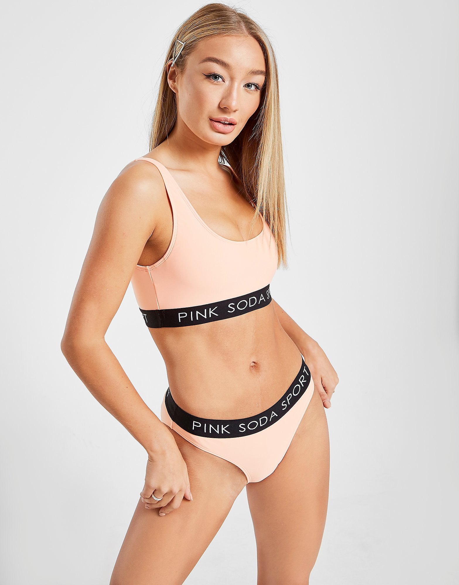 

Pink Soda Sport Tape Bikini Bottoms - Only at JD - Orange/Black - Womens, Orange/Black