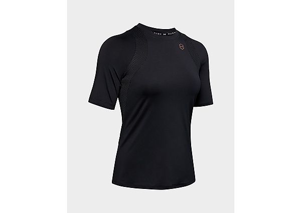 Under Armour T-shirt Rush Manches courtes Femme - Black, Black