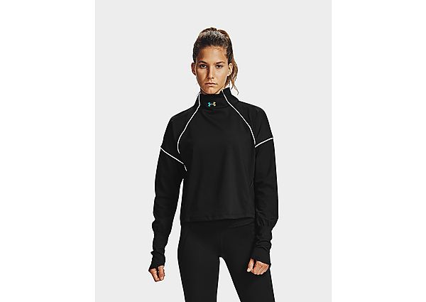 Under Armour Haut RUSH ColdGear 1/2 Zip - Black, Black