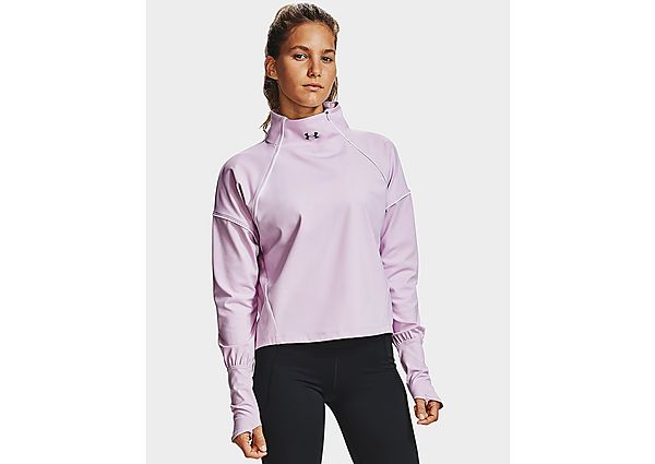 Under Armour Haut RUSH ColdGear 1/2 Zip - Crystal Lilac, Crystal Lilac