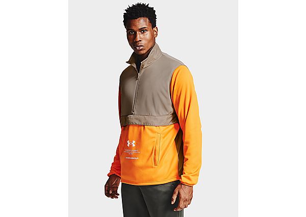 Under Armour Sweat-shirt Fleece Storm 1/2 Zip Homme - Highland Buff, Highland Buff