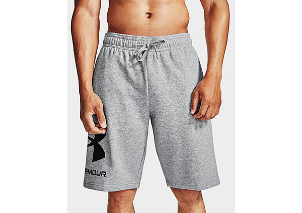 Under Armour Short Rival Fleece Big Logo - Mod Gray Light Heather, Mod Gray Light Heather