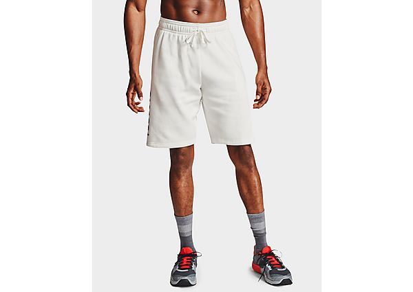Under Armour short rival fleece multilogo - Onyx White, Onyx White