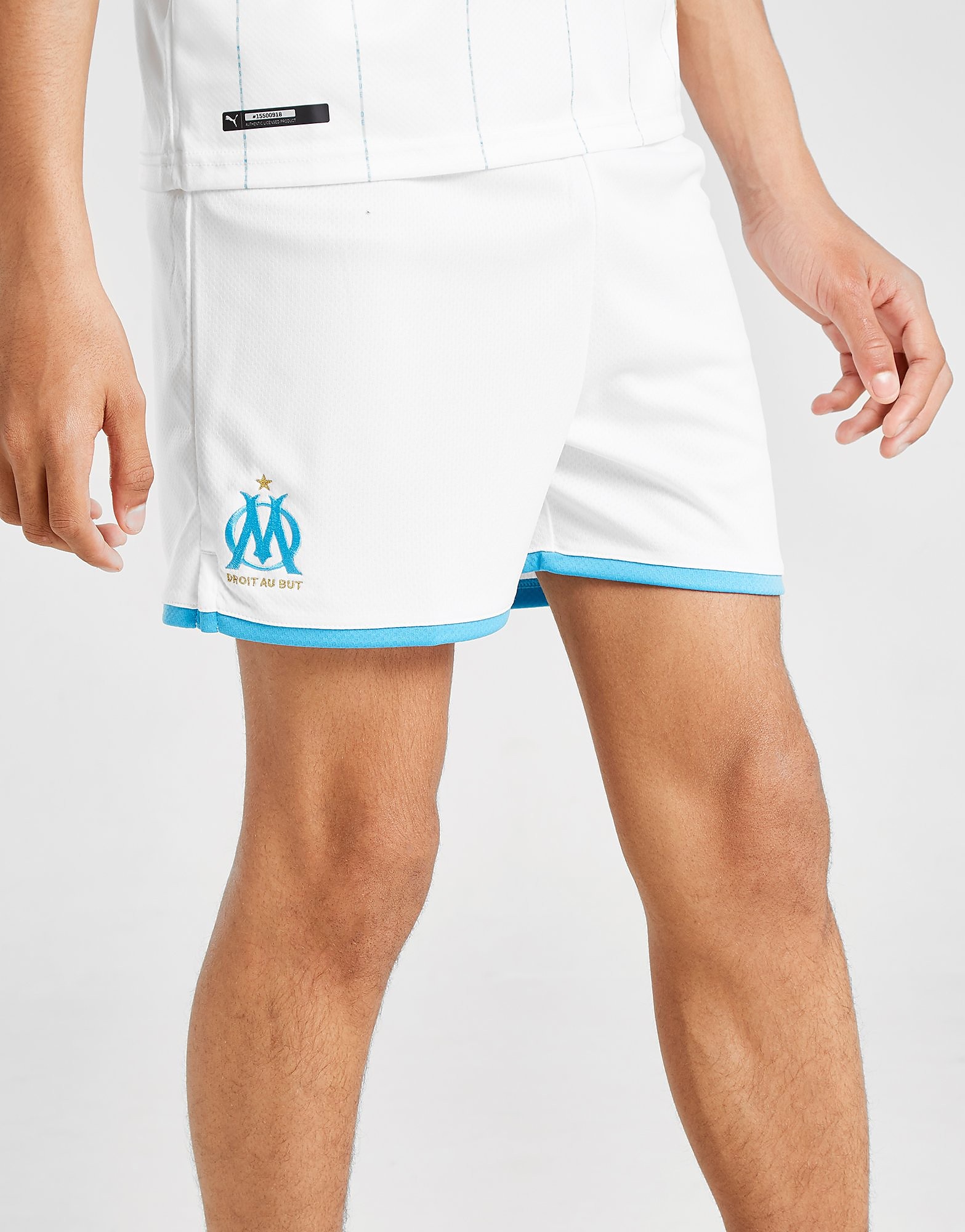 Puma Olympique Marseille 201920 Home Shorts Junior Wit Kind puma kopen in de aanbieding