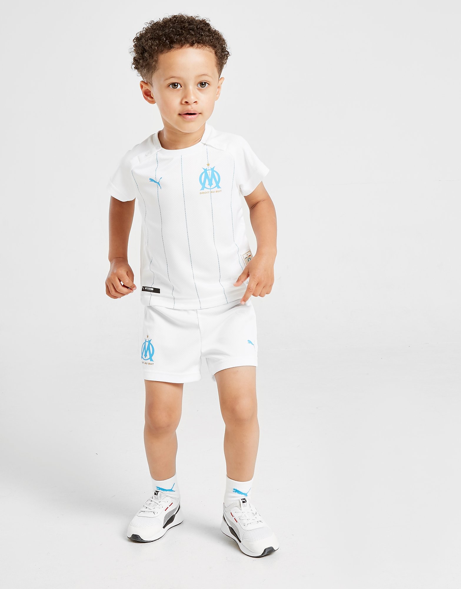 Puma Olympique Marseille 201920 Home Kit Infant Wit Kind puma kopen in de aanbieding