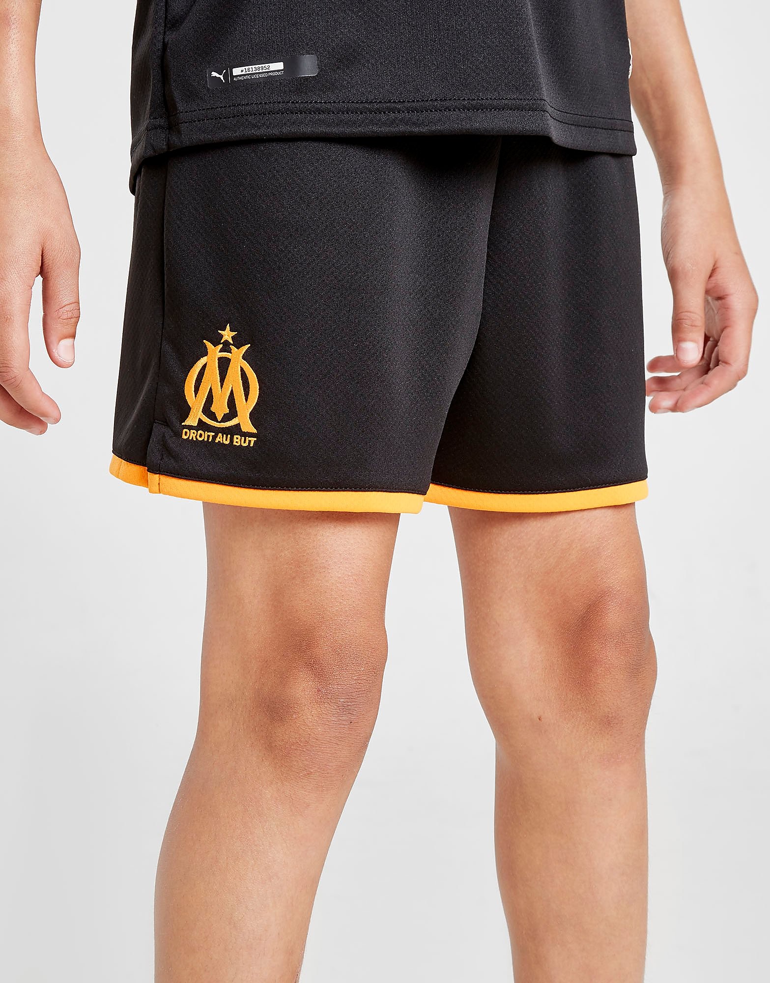 PUMA Short Troisième Olympique Marseille 2019/20 Junior - Noir, Noir