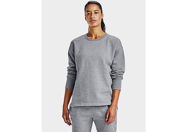 Under Armour Haut à col ras du cou Rival Fleece Embroidered - Steel Medium Heather, Steel Medium Hea
