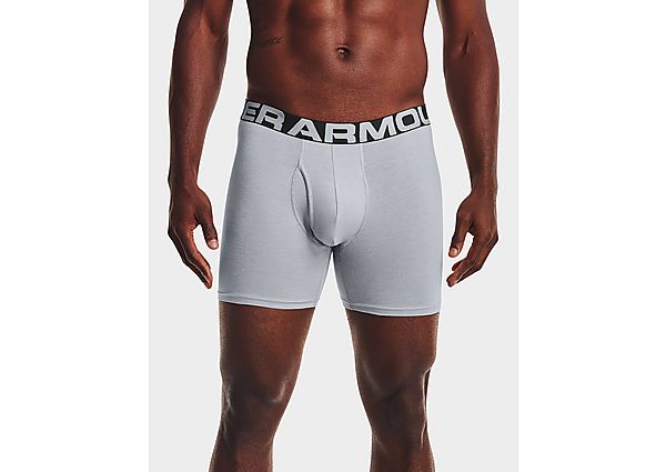 Under Armour Boxer Charged Cotton 15 cm Boxerjock - lot de 3 - Mod Gray Medium Heather, Mod Gray Med