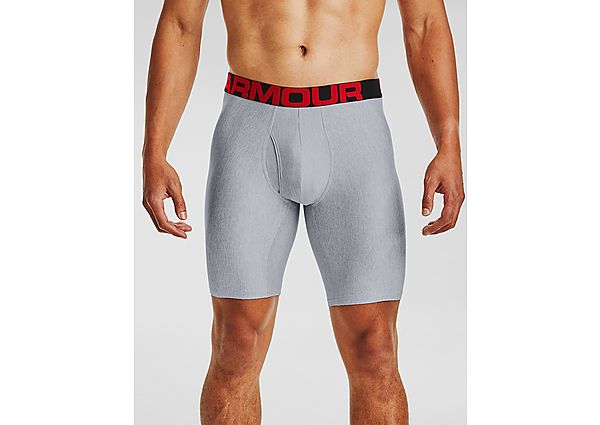 Under Armour Boxer Tech 23 cm Boxerjock - lot de 2 - Mod Gray Light Heather, Mod Gray Light Heather
