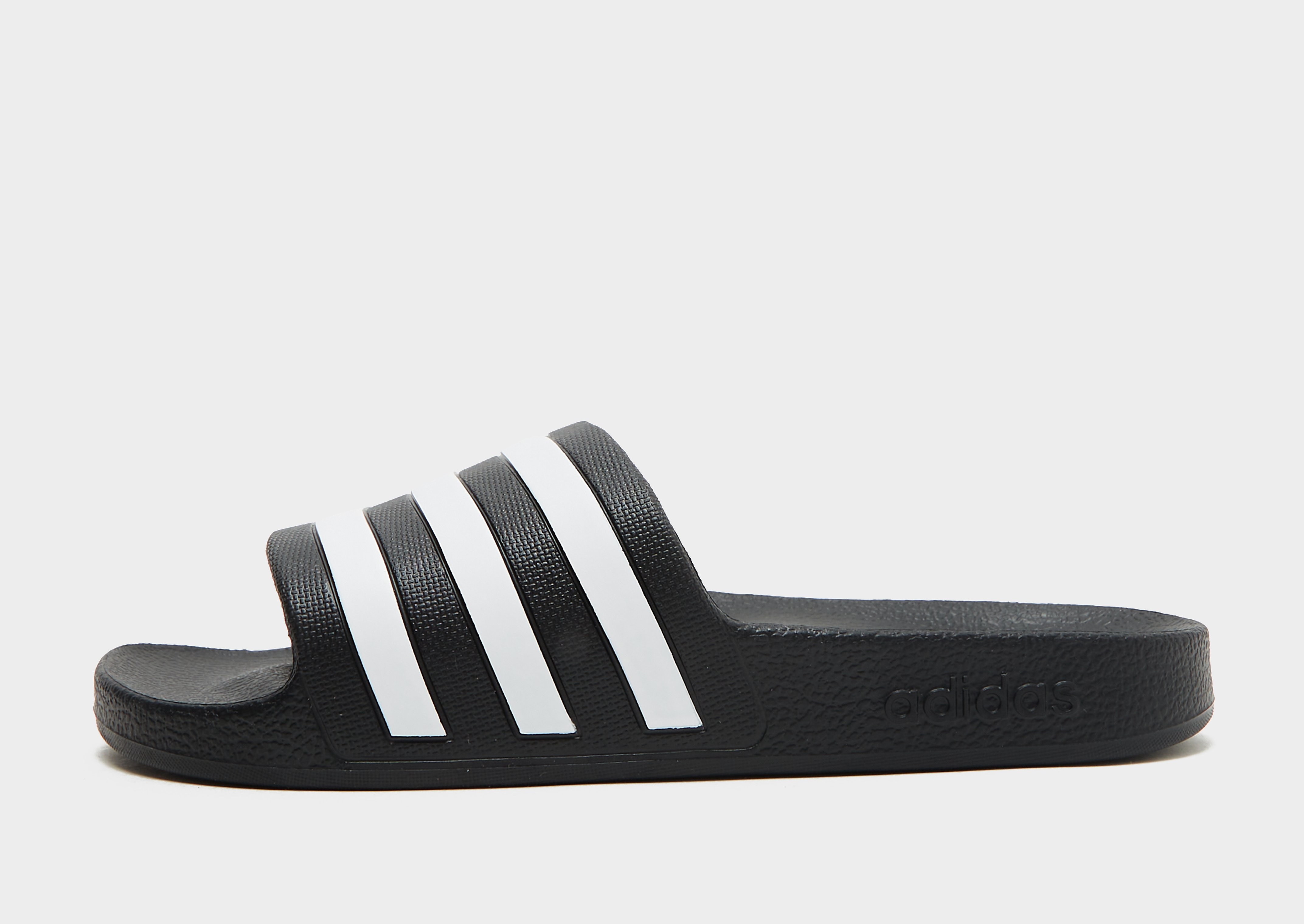 

adidas Adilette Aqua Slides Women's - Black/White, Black/White
