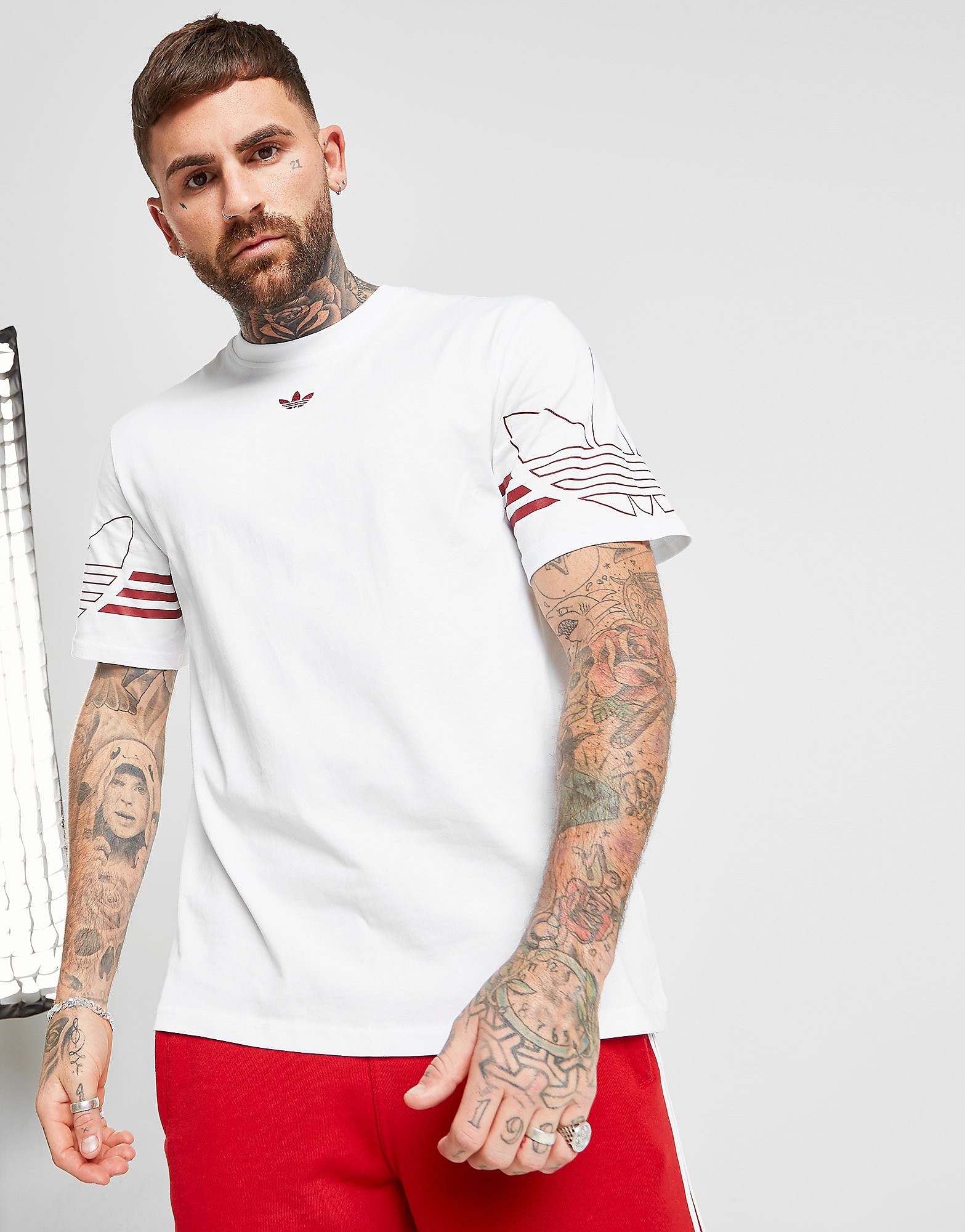 Adidas Originals Radkin T Shirt Heren Alleen Bij Jd Wit adidas originals kopen in de aanbieding