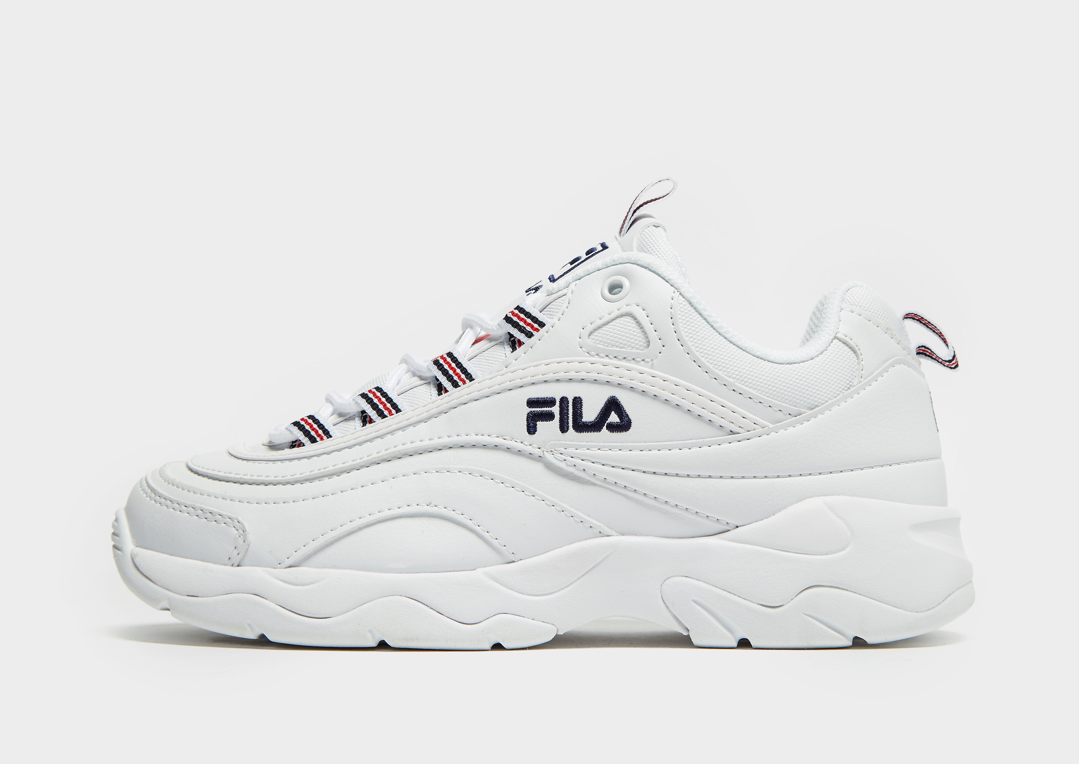 

Fila Ray Junior - Only at JD - White/Navy/Red - Kids, White/Navy/Red