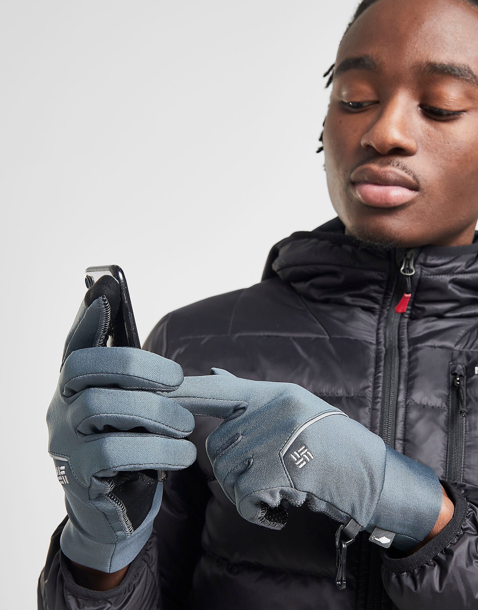 Columbia Trail Gloves Grijs Heren columbia kopen in de aanbieding