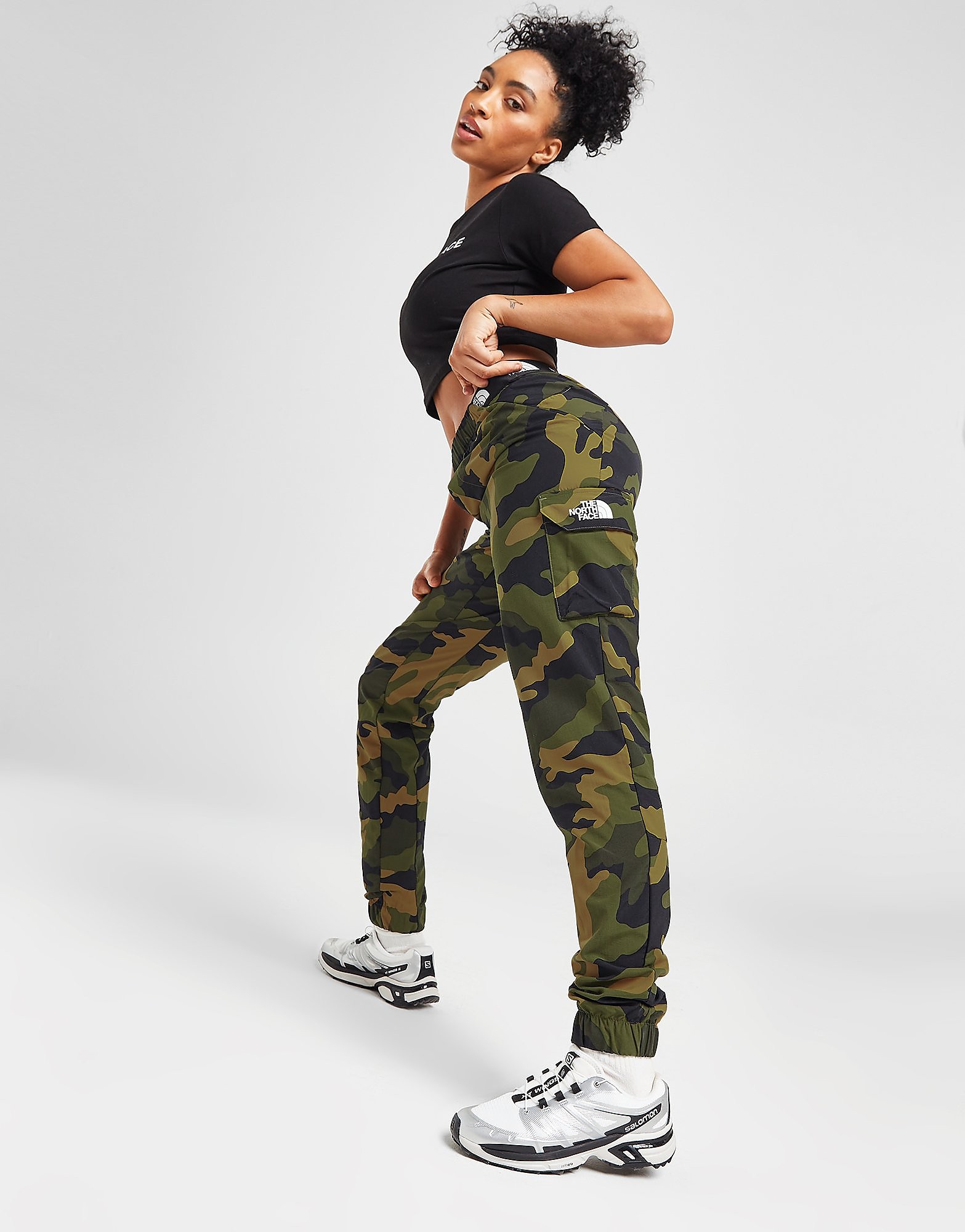 

The North Face Tape Waist Cargo Pants - Only at JD - Green/Brown - Womens, Green/Brown