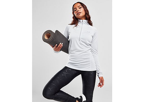 Under Armour Haut de Survêtement Tech 1/2 Zippé Femme - Silver, Silver