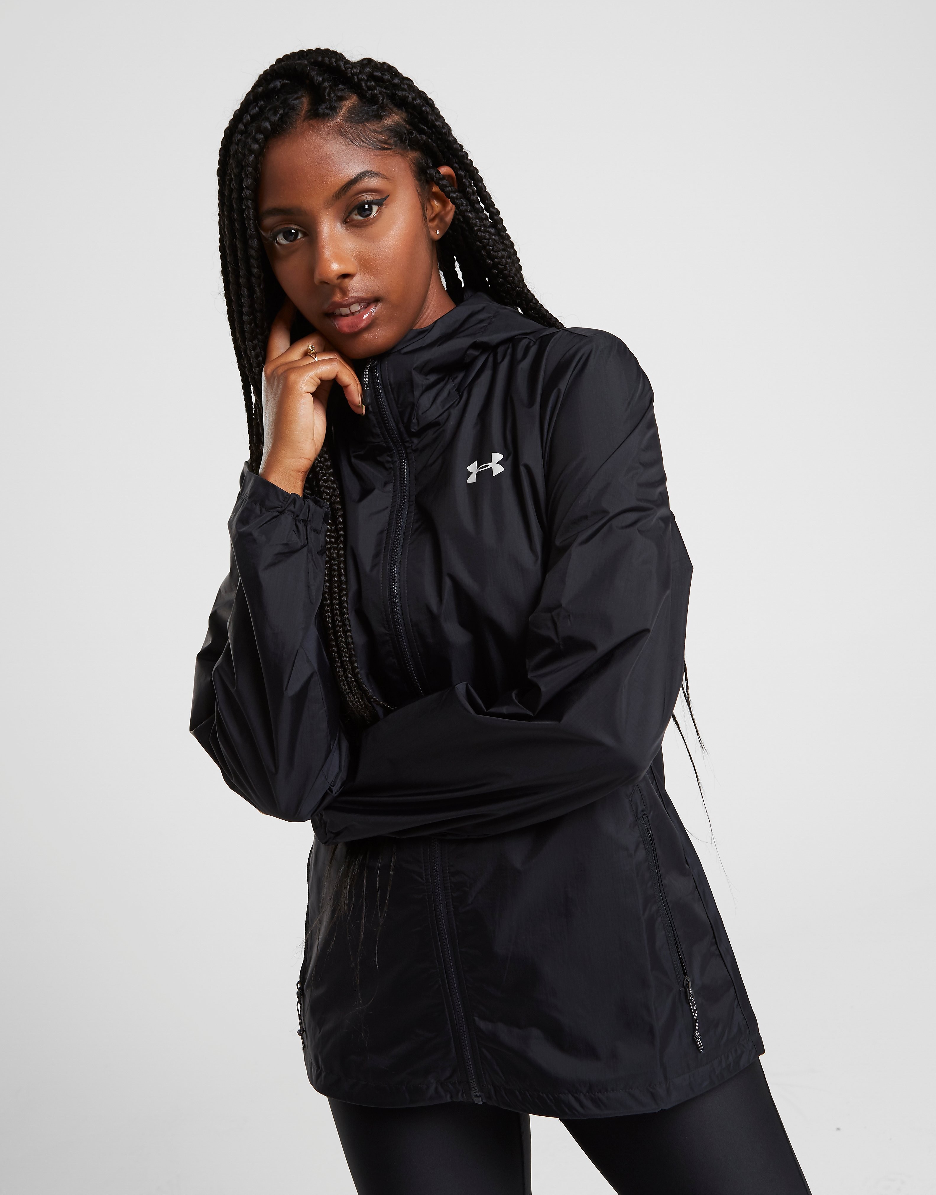 

Under Armour Rain Jacket - Black - Womens, Black