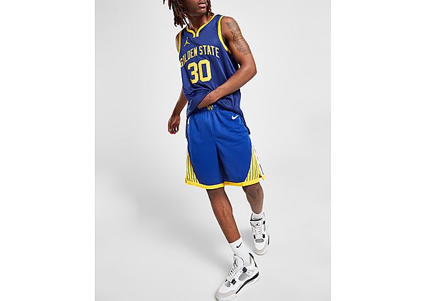Nike Short NBA Golden State Warriors Swingman Homme - Blue, Blue