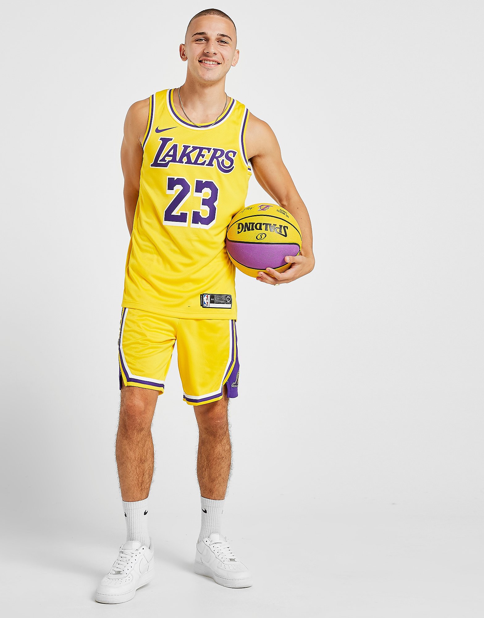 

Nike NBA Los Angeles Lakers Swingman Shorts - Yellow/Purple - Mens, Yellow/Purple