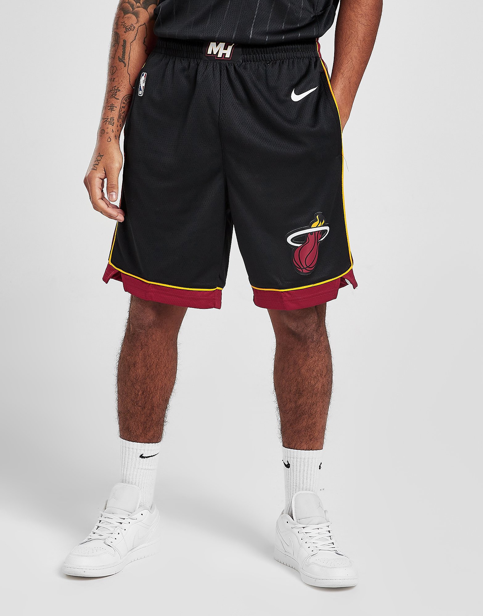 

Nike NBA Miami Heat Swingman Shorts - Black/Red/Yellow - Mens, Black/Red/Yellow