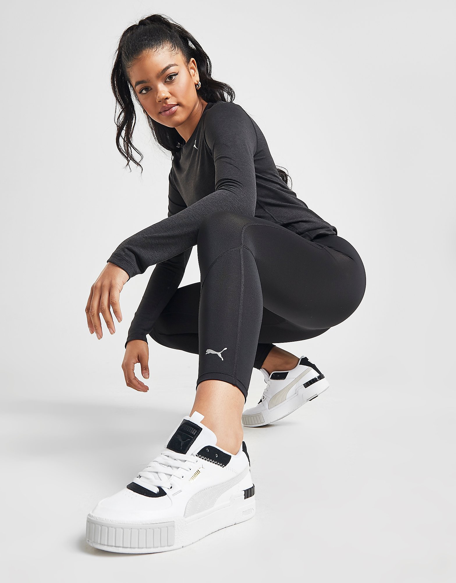 

Puma Core Lite Tights - Black/Silver - Womens, Black/Silver