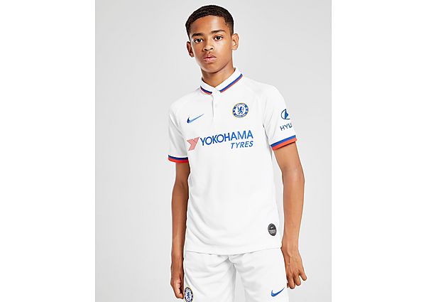 Nike Maillot de football Chelsea FC 2019/20 Stadium Away pour Enfant plus âgé - White/Rush Blue, Whi