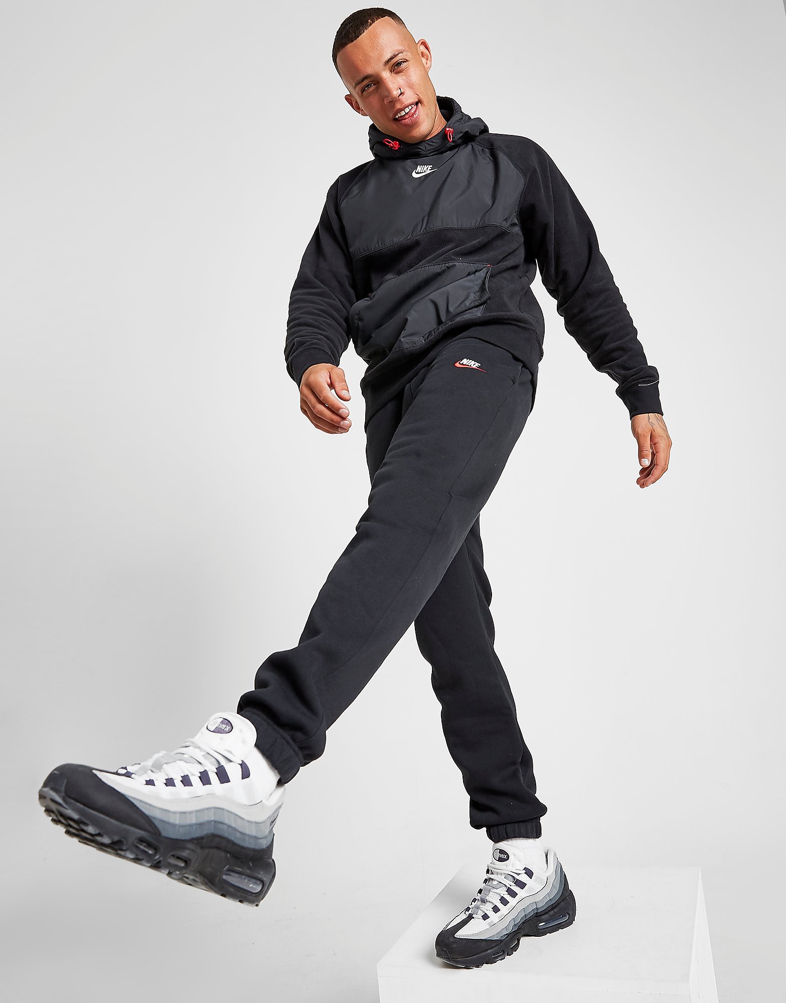 Nike Foundation Fleece Joggers - Only at JD - Black - Mens, Black