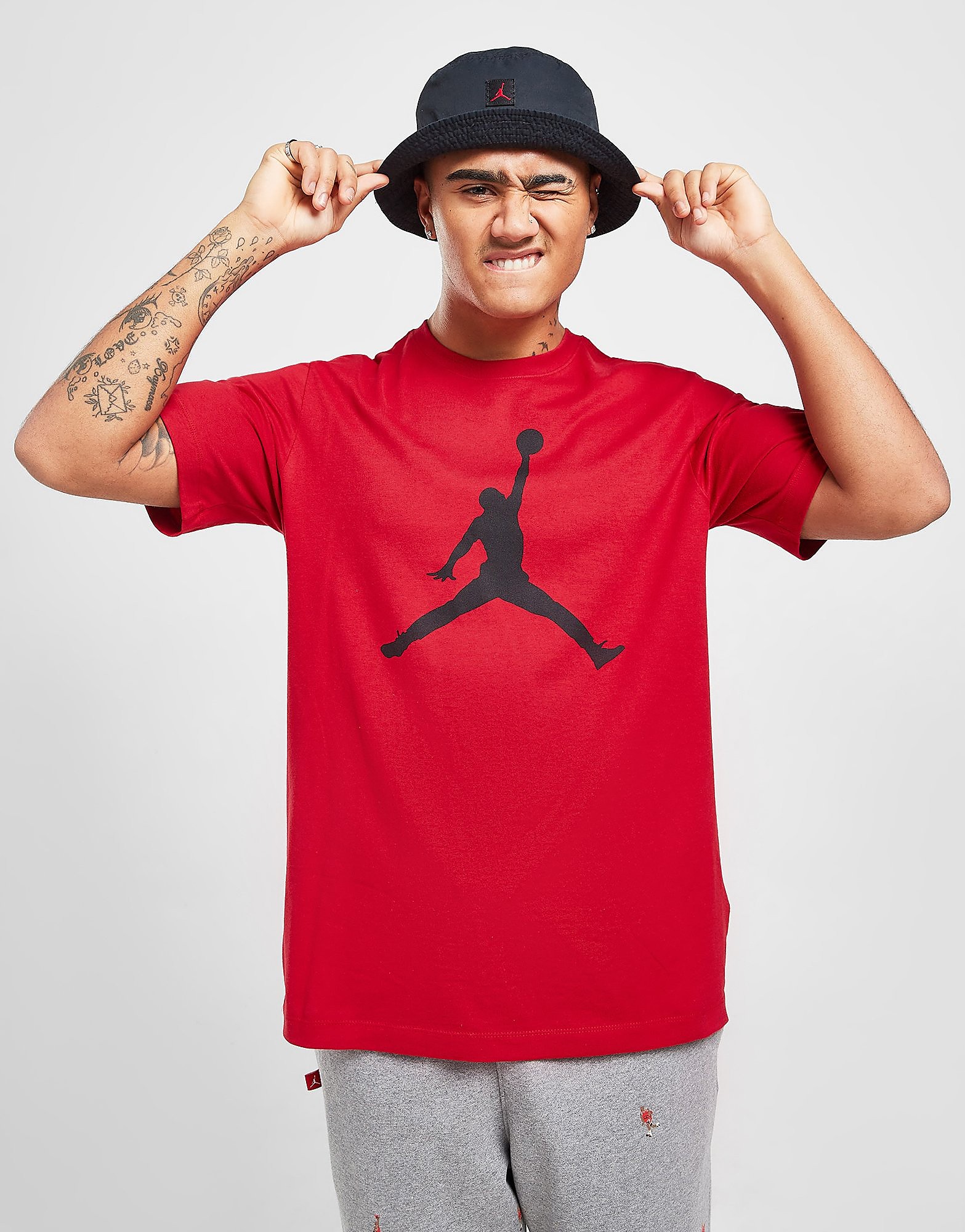

Jordan Jumpman 85 T-Shirt - Red/Black - Mens, Red/Black