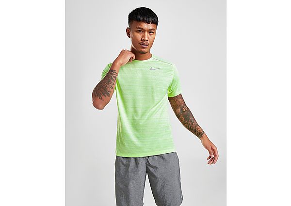 Nike Miler T-Shirt Homme - Barely Volt/Heather, Barely Volt/Heather
