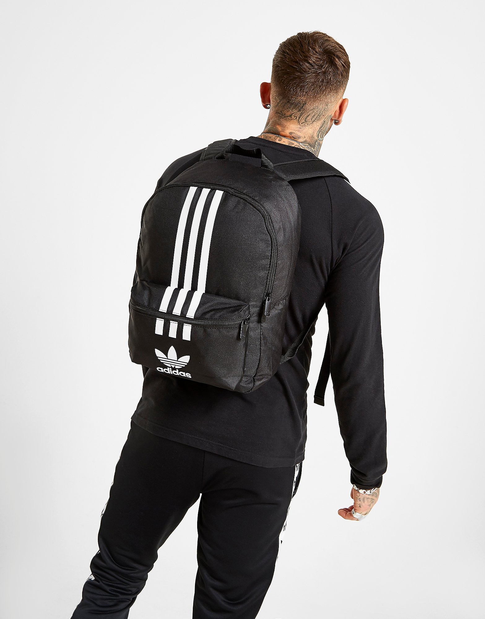 

adidas Originals Lock Up Backpack - Only at JD - Black/White - Mens, Black/White