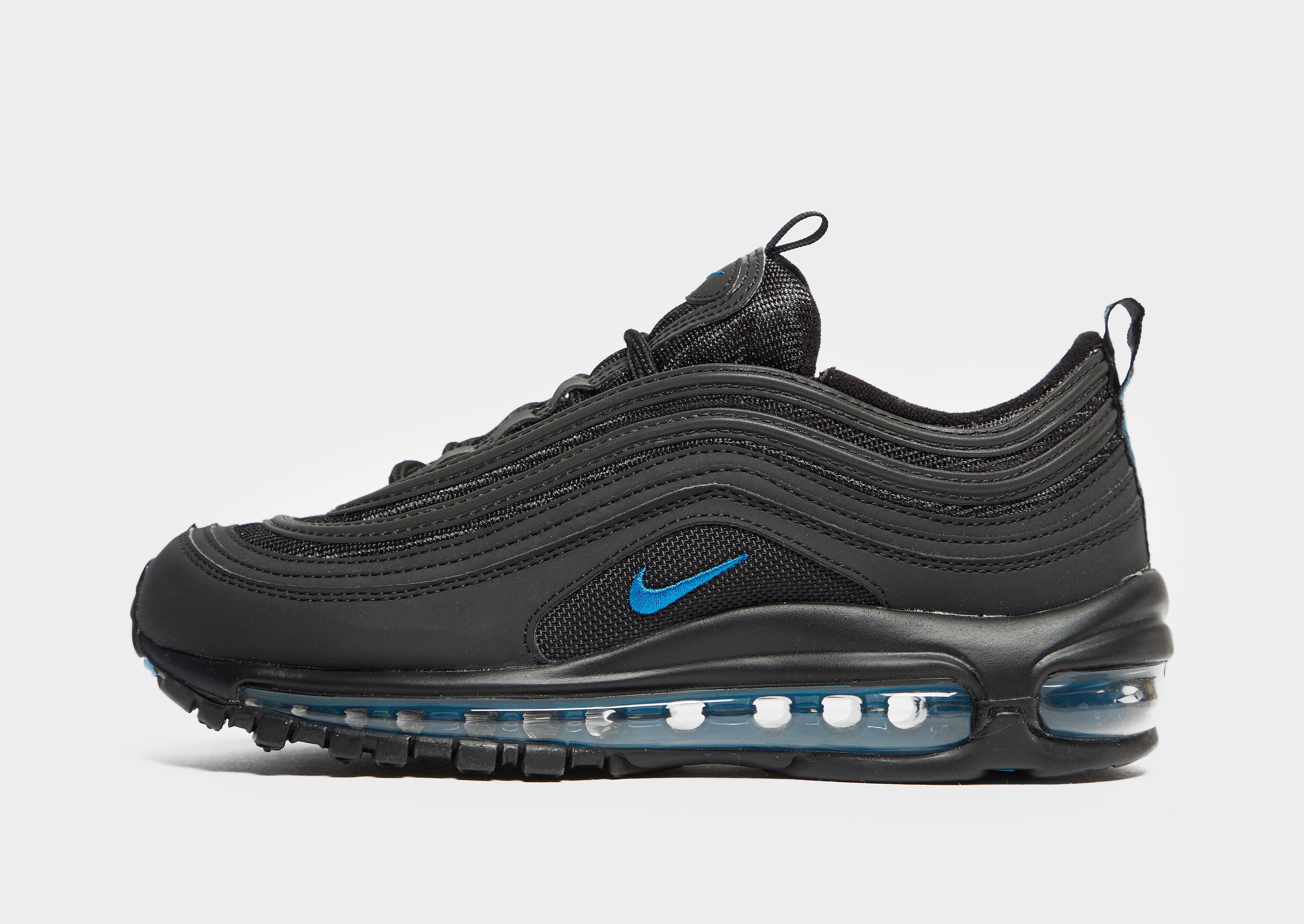 

Nike Air Max 97 Junior - Only at JD - Black/Blue - Kids, Black/Blue