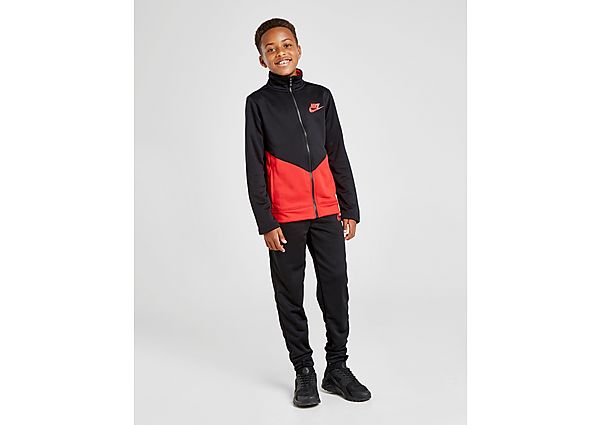 Nike Ensemble de Survêtement Futura Poly Junior - Black/University Red/University Red/Red, Black/Uni