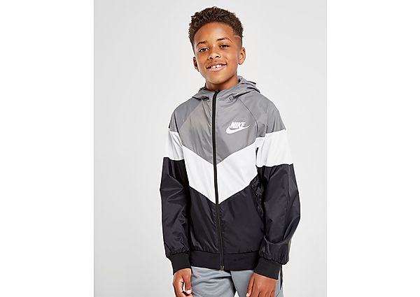 Nike Veste Légère Sportswear Colour Block Junior - Gunsmoke/Summit White/Black/Summit White/White/Bl