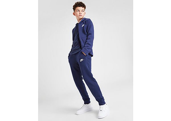 Nike Survêtement Sportswear Polaire Junior - Midnight Navy/Midnight Navy/Midnight Navy/White/White,