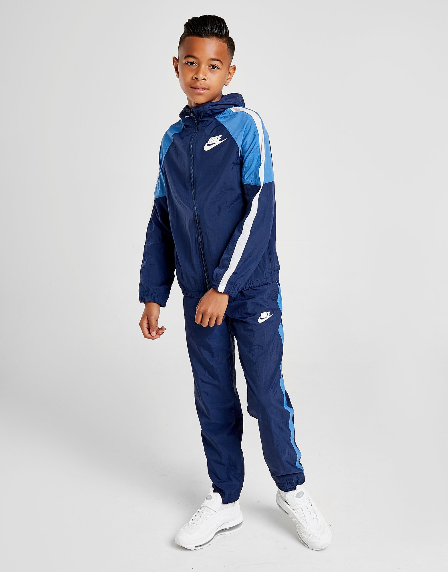 

Nike Sportswear Woven Tracksuit Junior - Navy/Blue - Kids, Navy/Blue