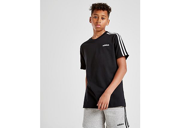 adidas T-Shirt 3-Stripes Junior - Black / White/White, Black / White/White