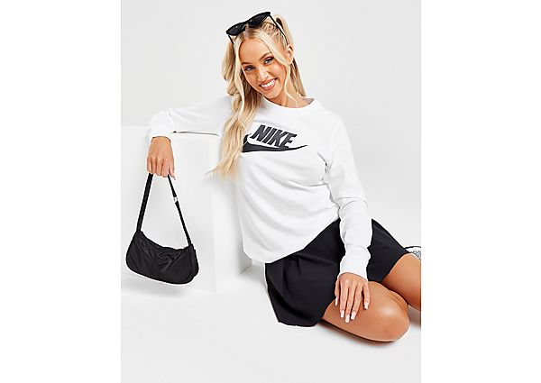 Nike T-shirt Futura Manches longues Femme - White/Black, White/Black