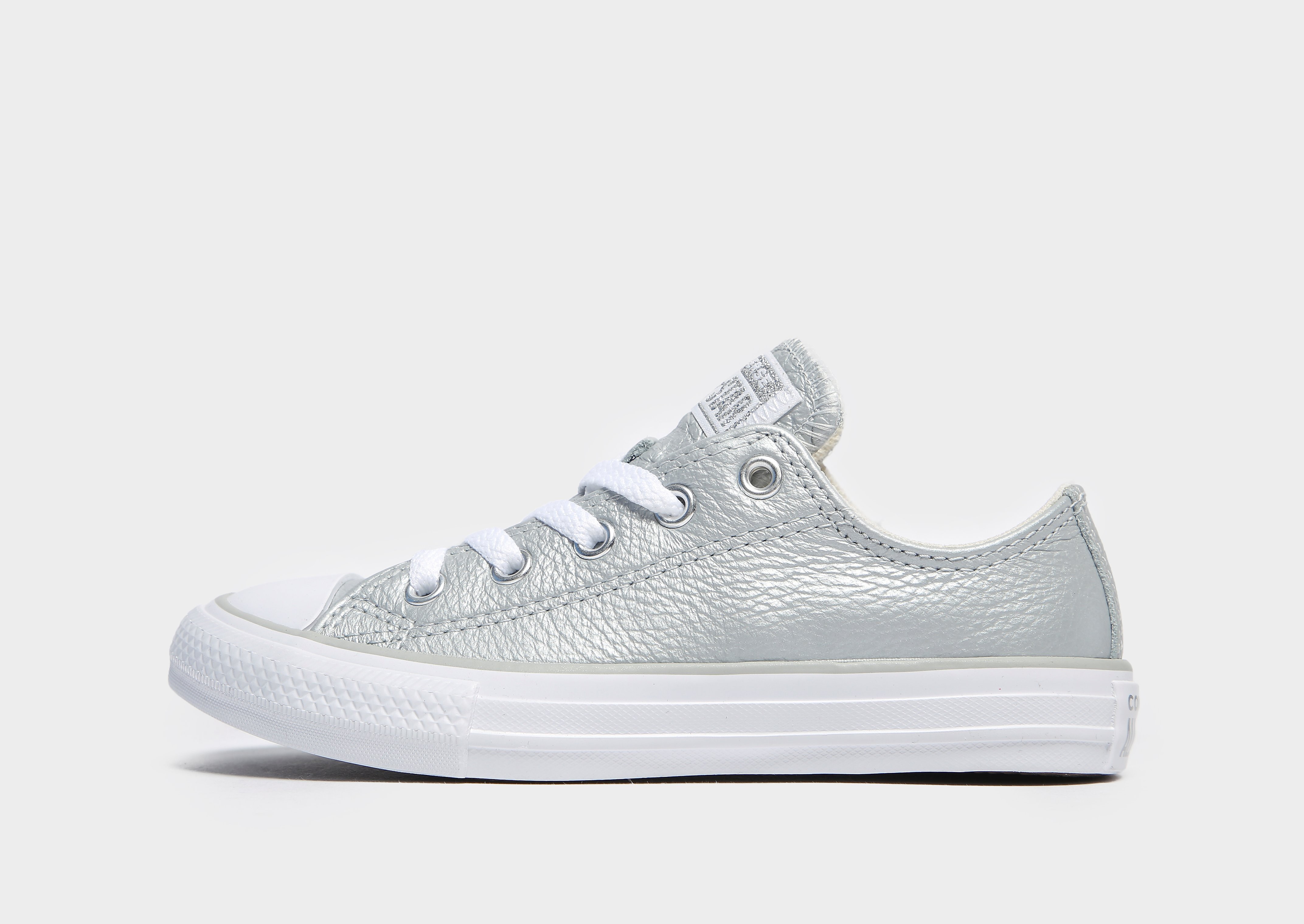 Converse All Star Ox Leather Bambino - Only at JD, Argento