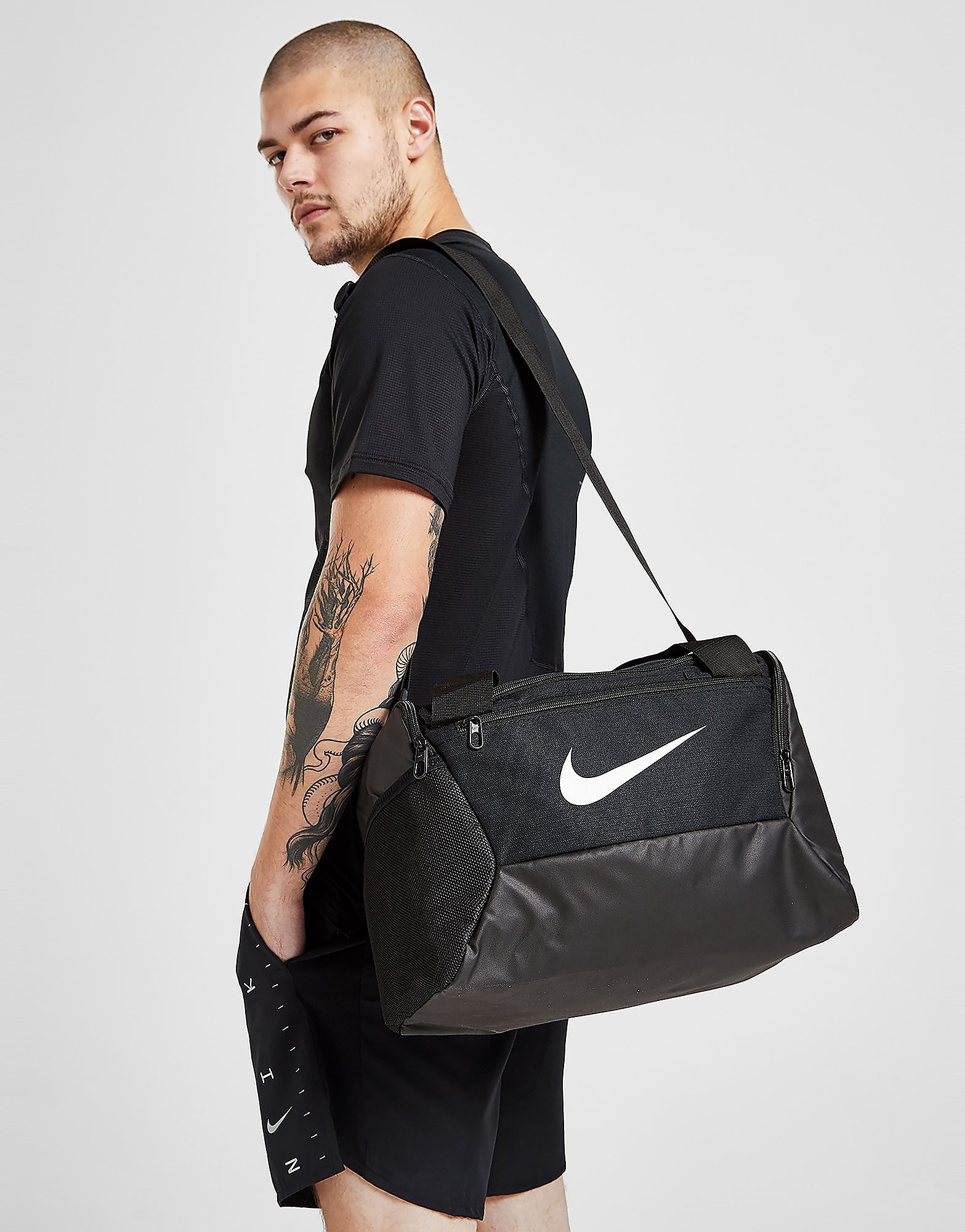 

Nike Extra Small Brasilia Bag - Black/White - Kids, Black/White