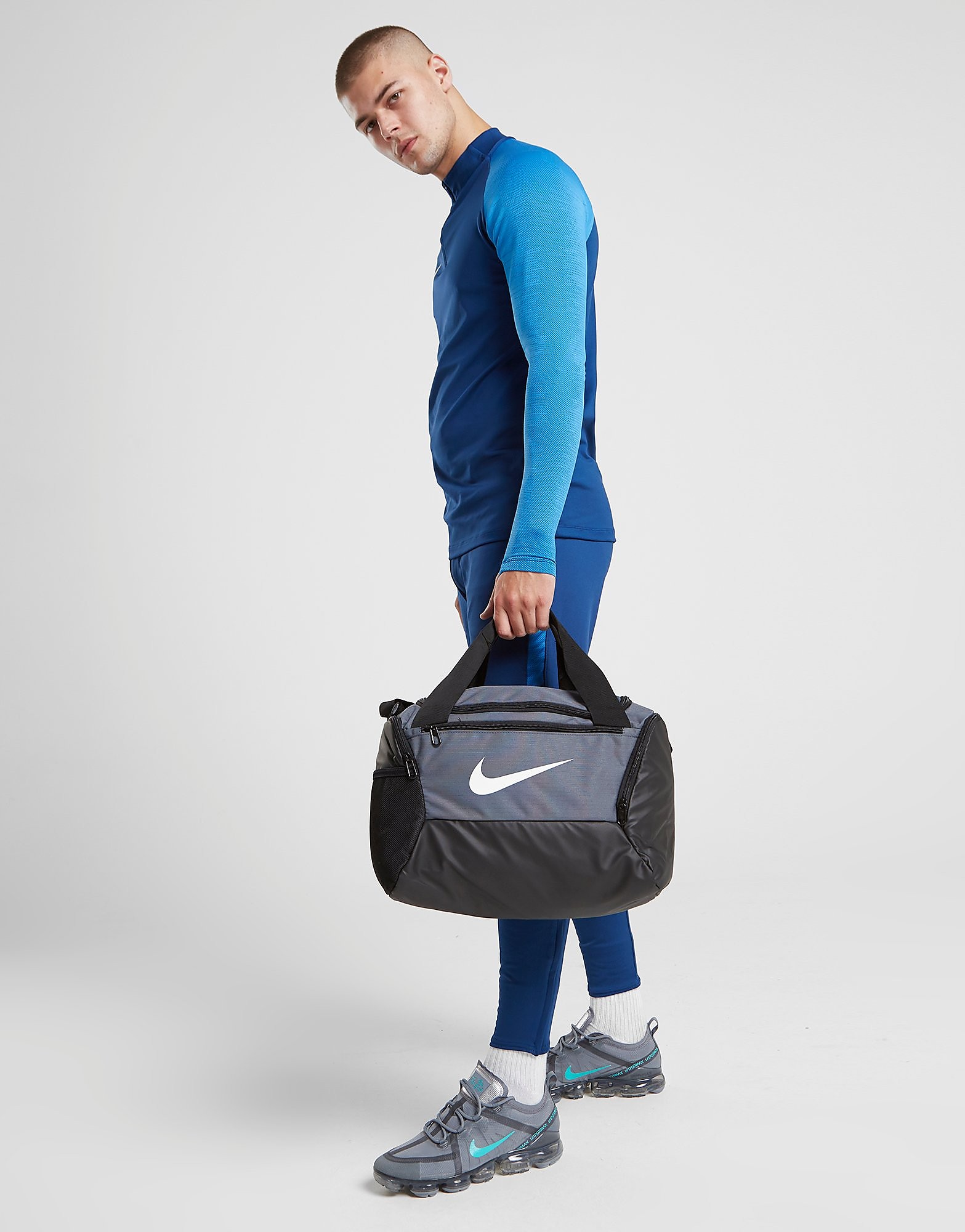 

Nike Extra Small Brasilia Bag - Grey/Black - Mens, Grey/Black