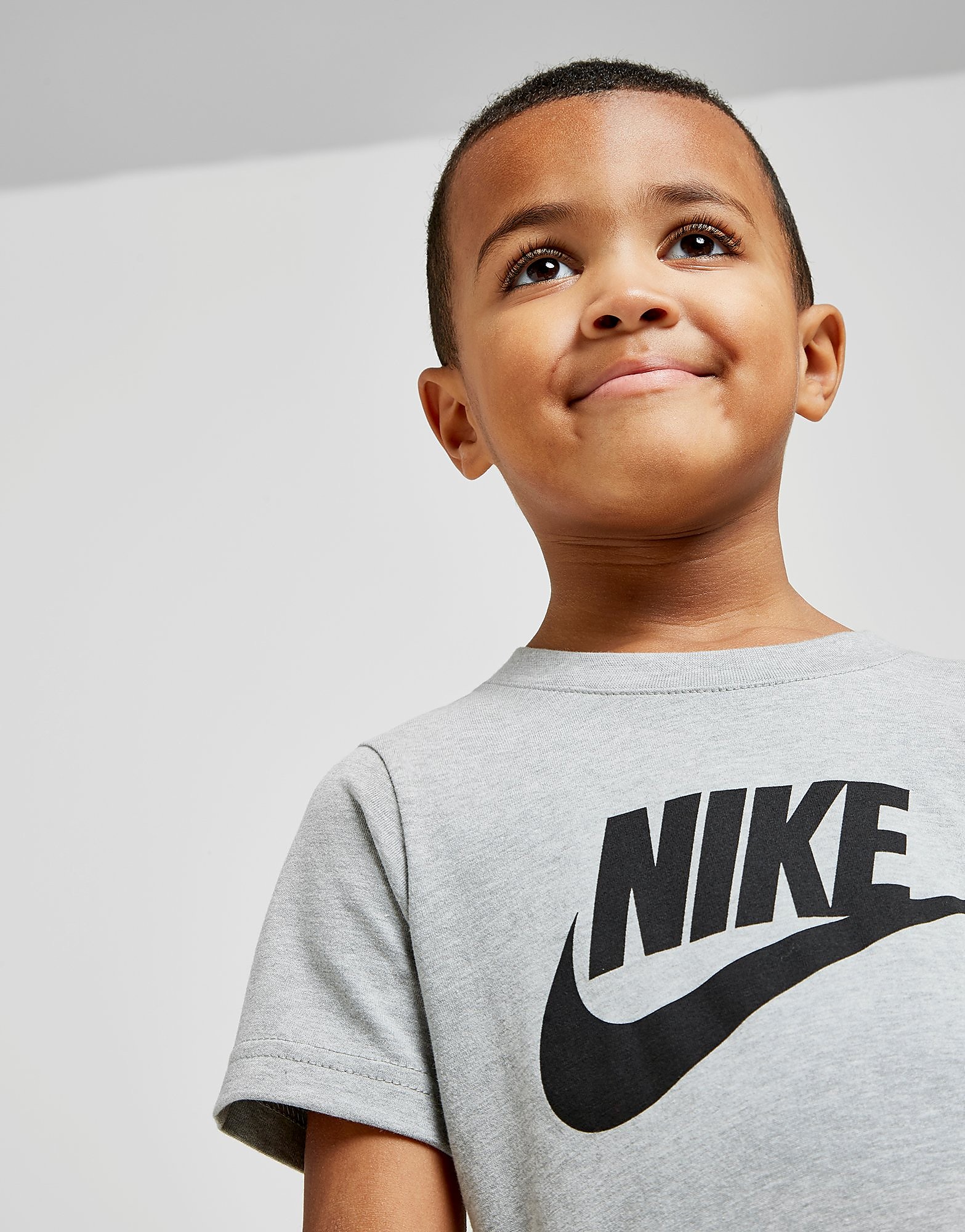 

Nike Futura Logo T-Shirt Children - Grey/Black - Kids, Grey/Black