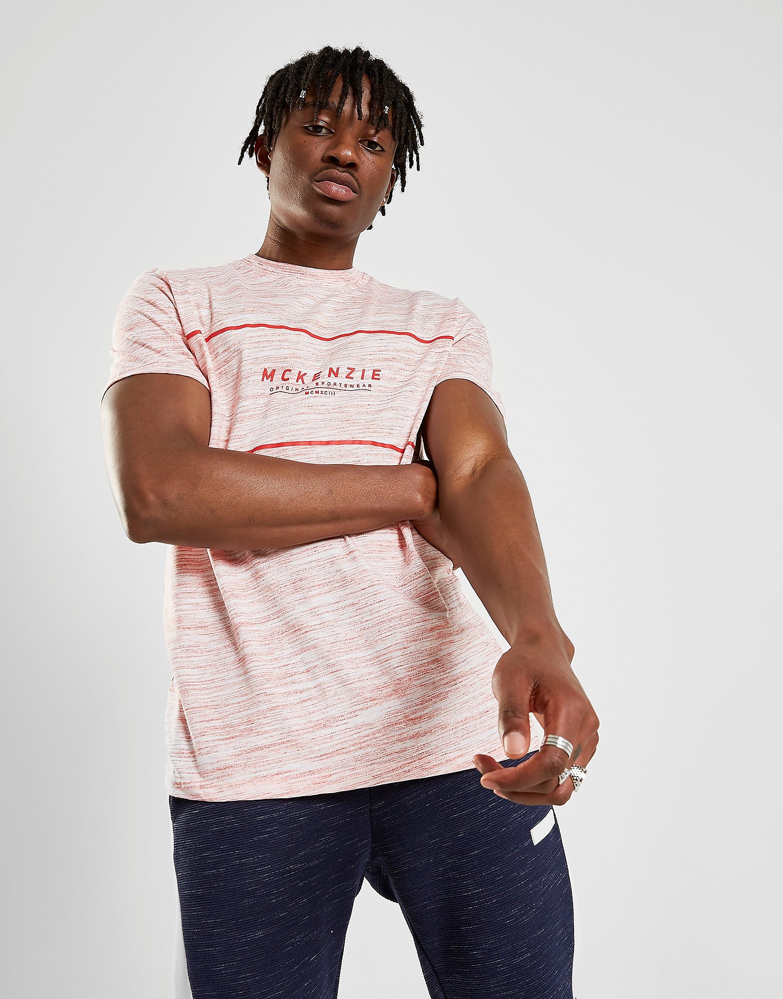 

McKenzie Matteo T-Shirt - Only at JD - Pink/Red - Mens, Pink/Red