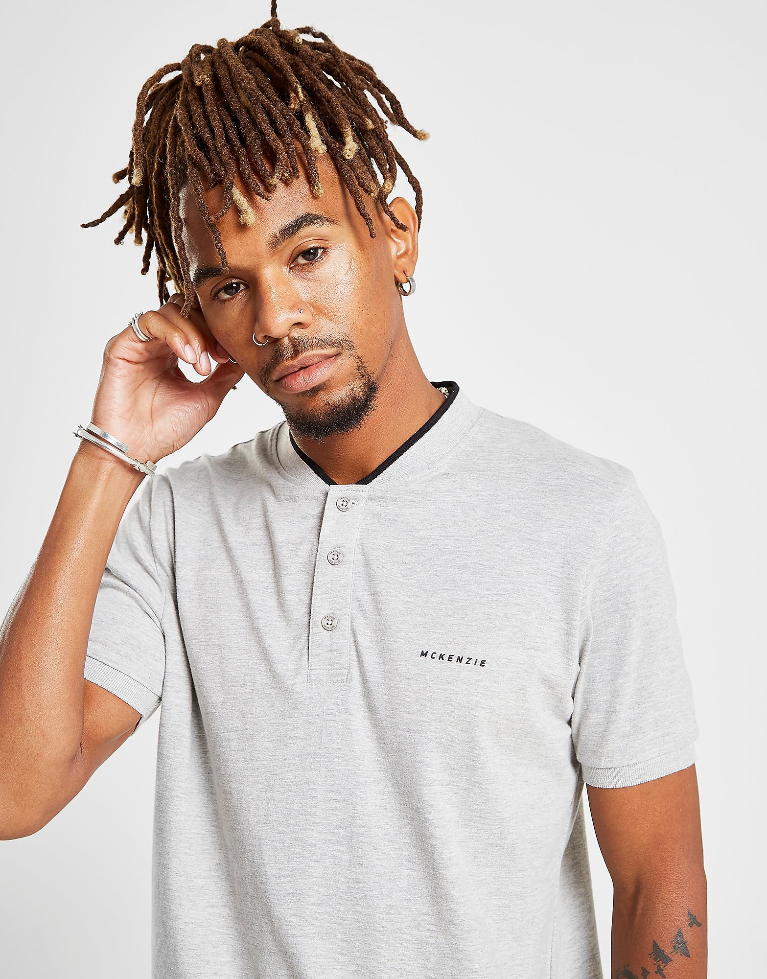 

McKenzie Abasi Polo Shirt - Only at JD - Grey - Mens, Grey