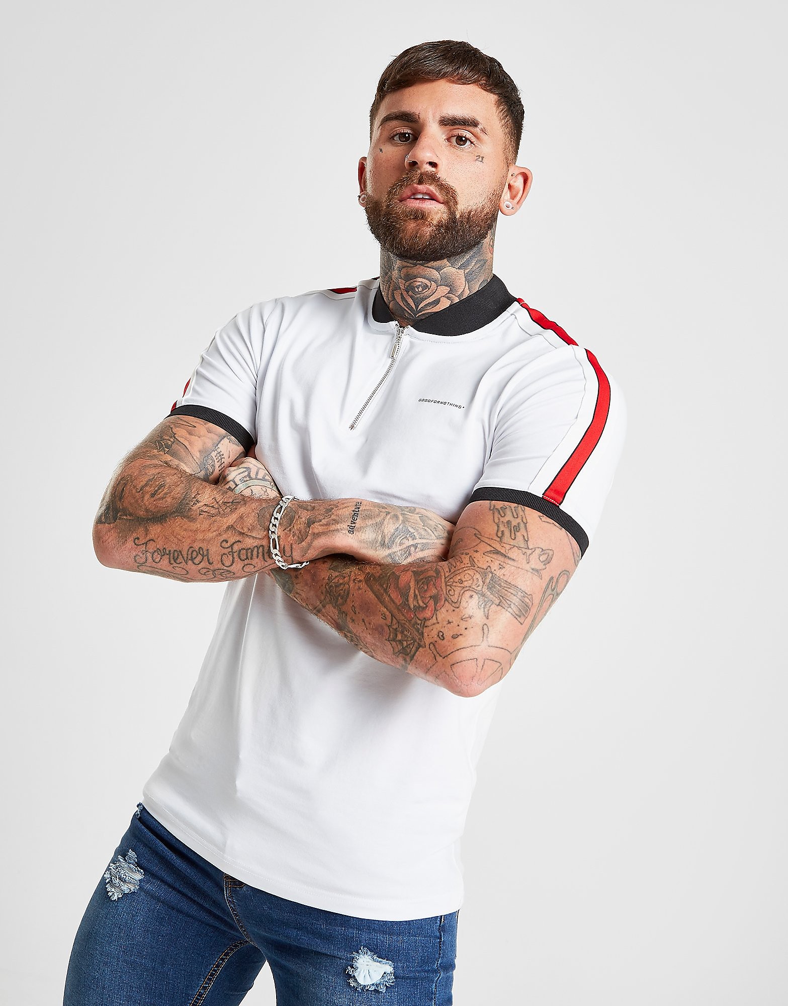 Good For Nothing Liberty Polo Shirt Heren Wit good for nothing kopen in de aanbieding