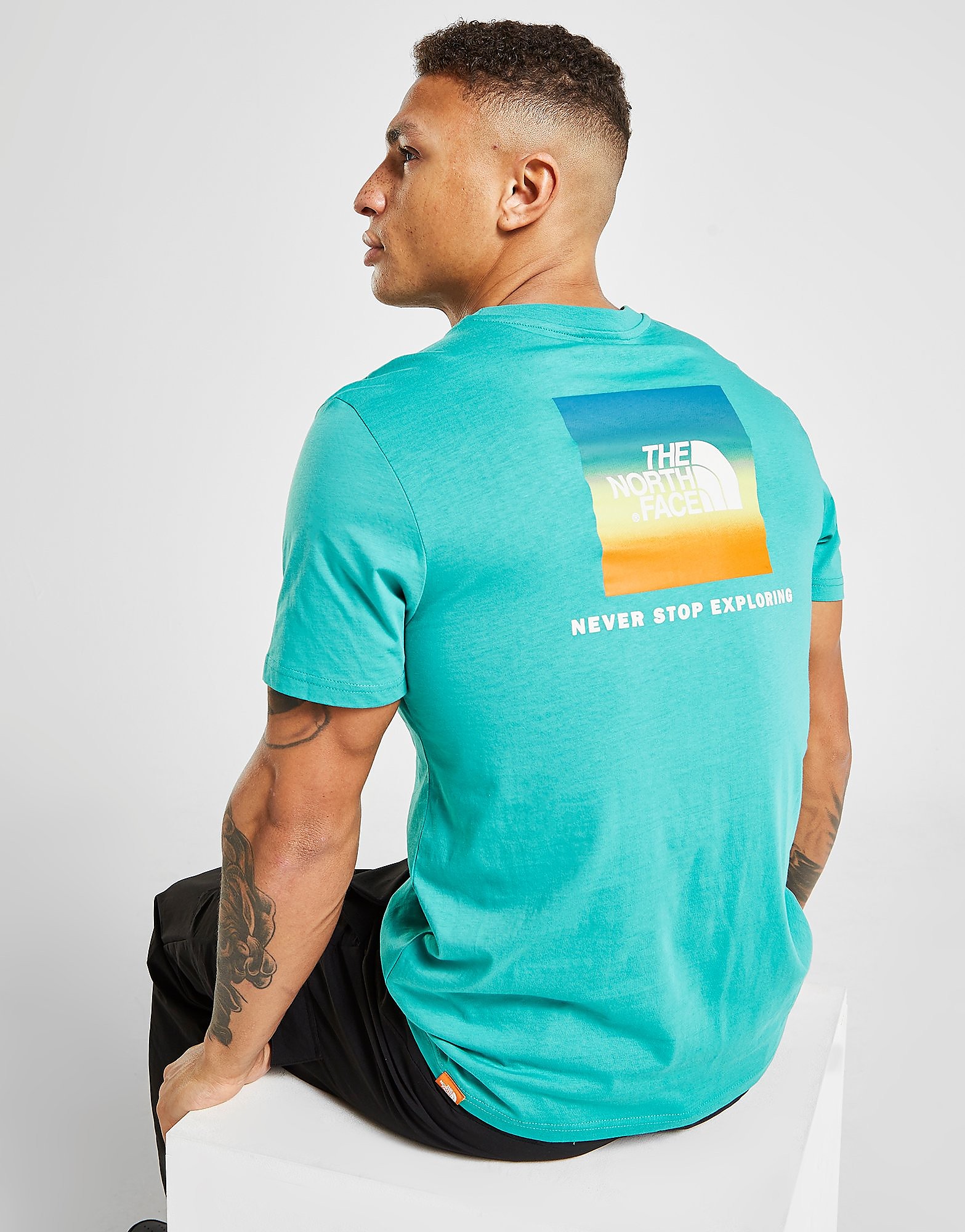 The North Face Redbox Back Logo T-Shirt - Bleu, Bleu