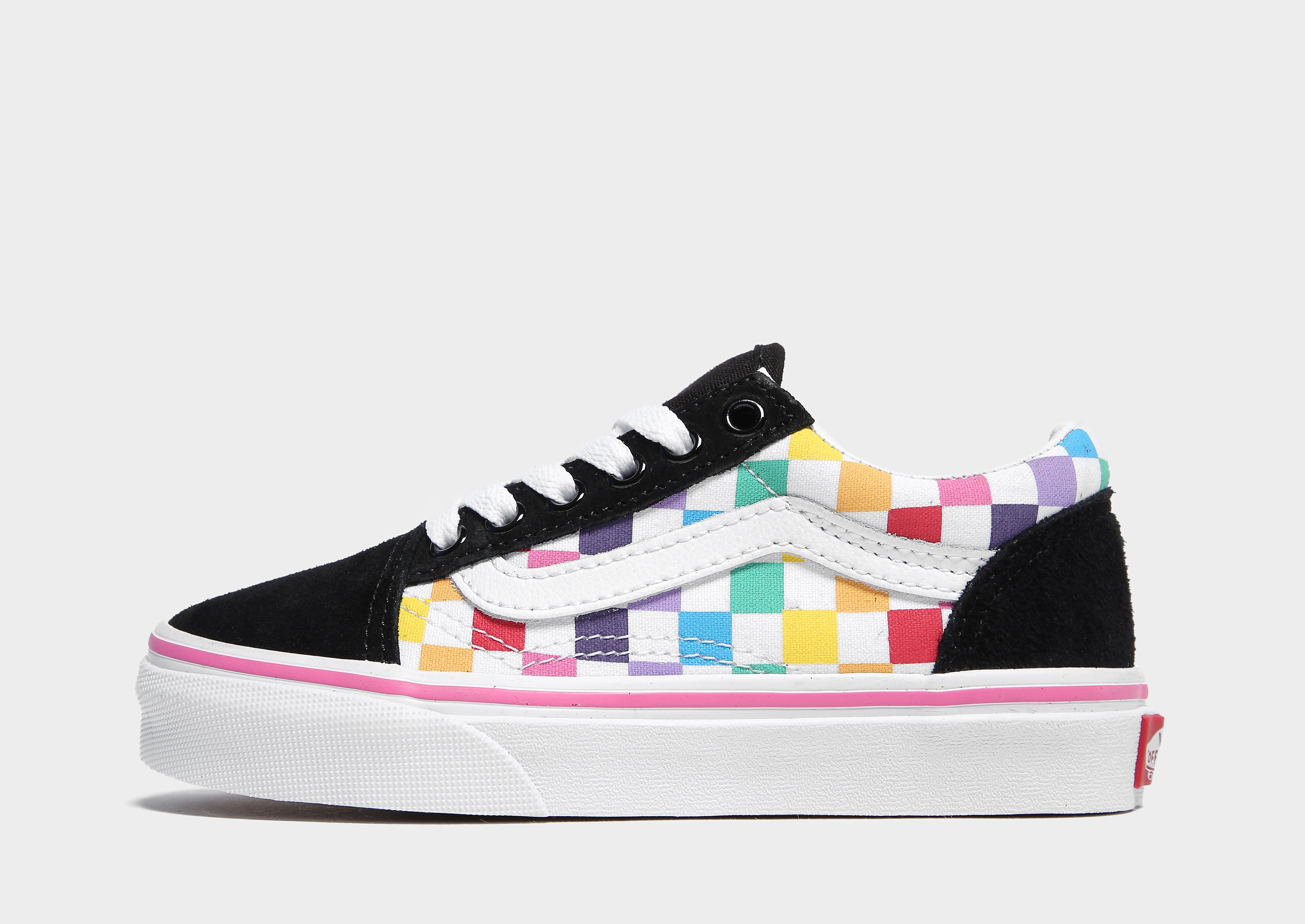 

Vans Old Skool Children - Black/Multi-coloured - Kids, Black/Multi-coloured