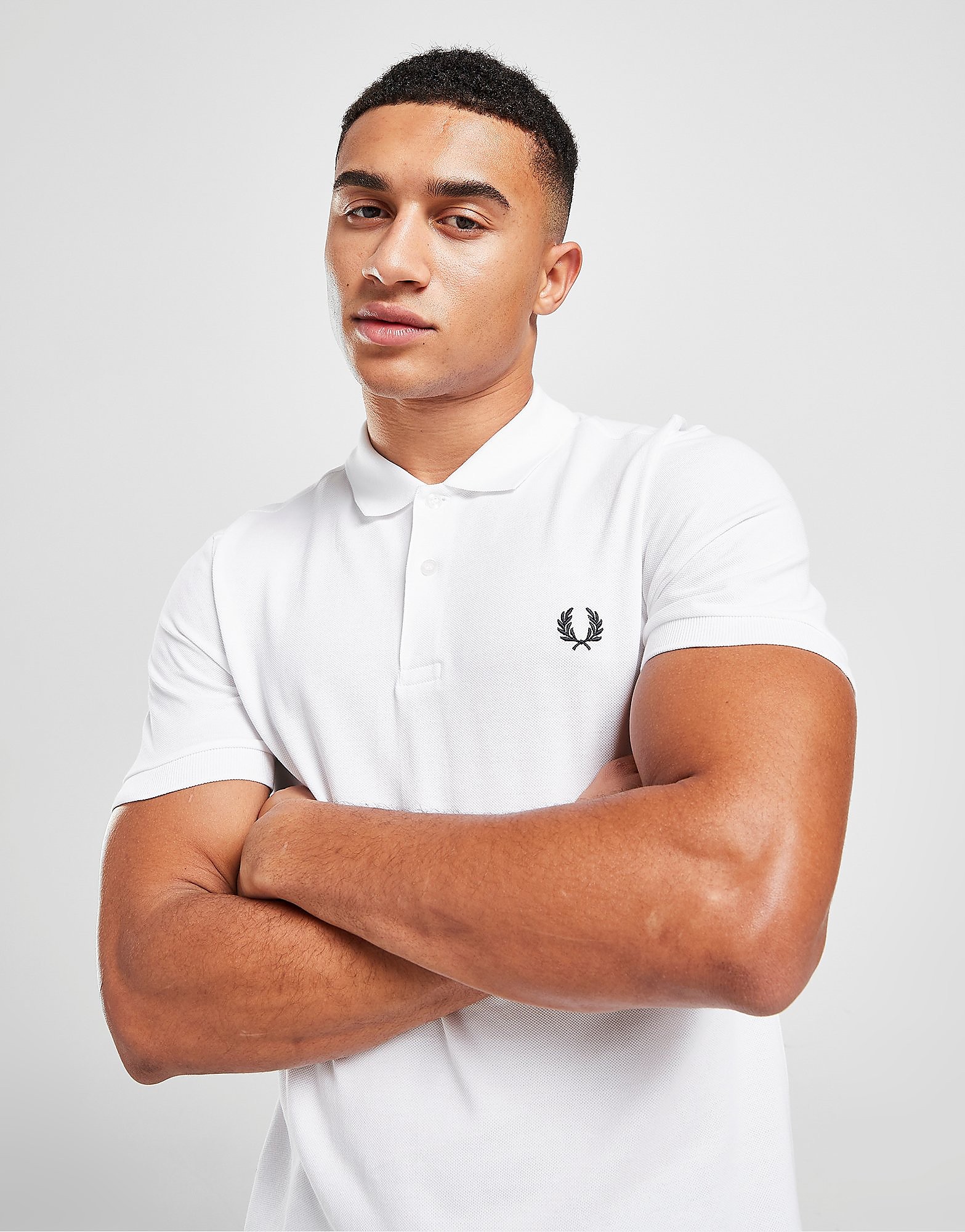 

Fred Perry M6000 Short Sleeve Polo Shirt - White - Mens, White