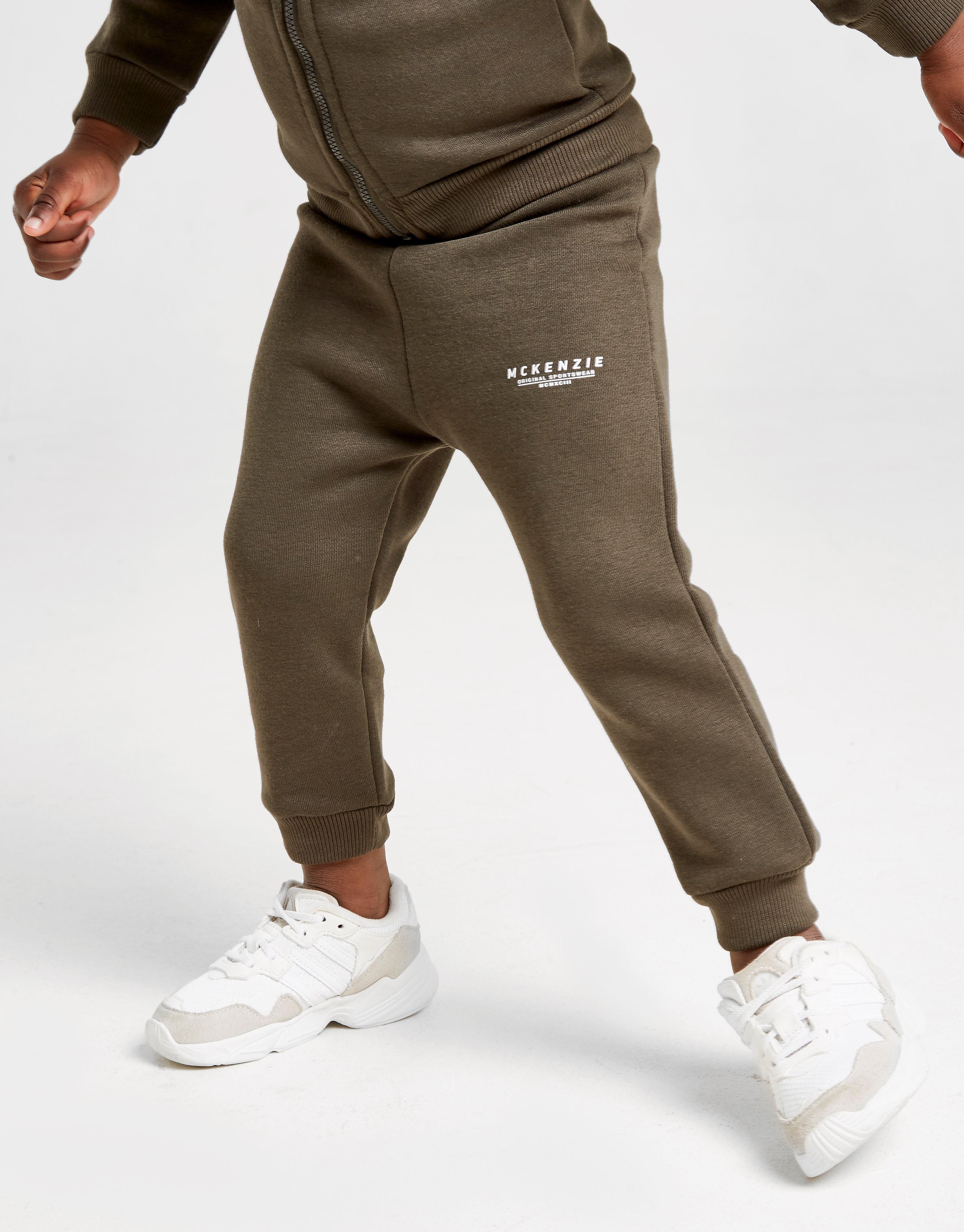

McKenzie Micro Essential Fleece Joggers Infant - Only at JD - Khaki/White - Kids, Khaki/White